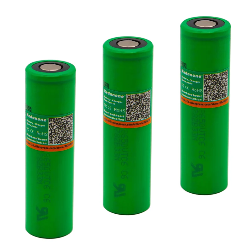 Высокая емкость VTC6 3,7 V 3000mAh литий-ионная аккумуляторная батарея 18650 для US18650VTC6 30A электронные сигареты Игрушки Инструменты flashligh