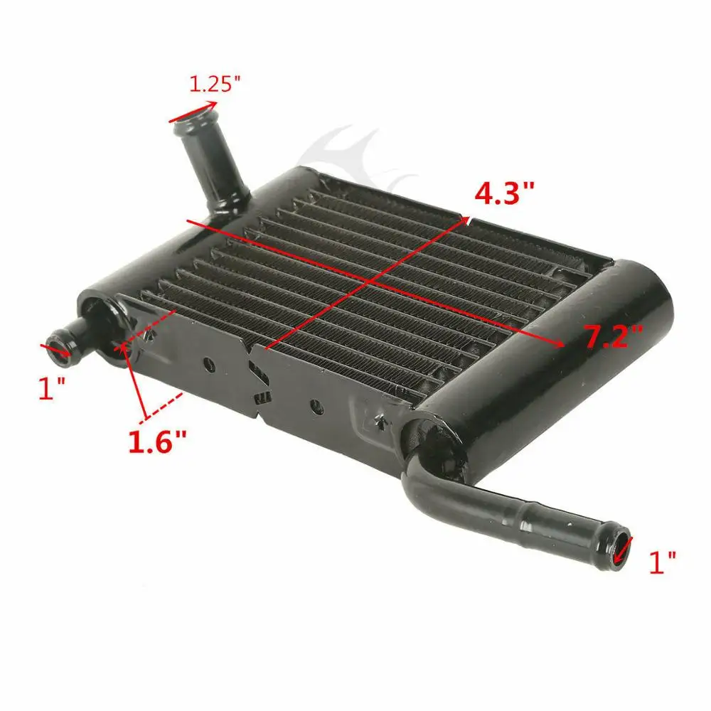 Нижний вентилируемый радиатор для мотоцикла L/R Harley Touring Twin Cam FLHT FLTR 2014 2020 Road King