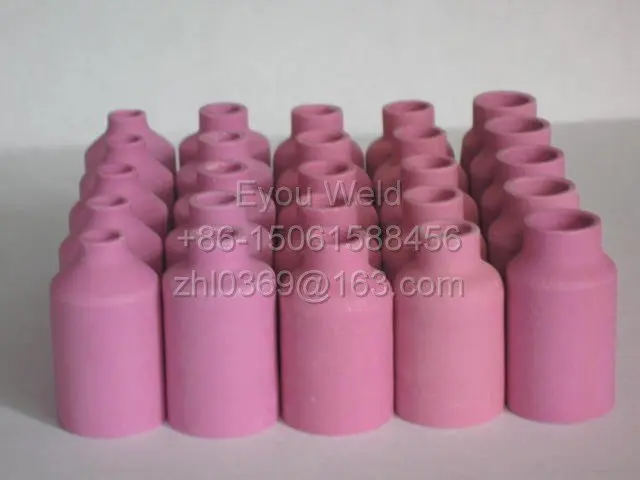 10pcs 54N18 4# Nozzle For Welding Torch WP17 WP18 WP26 - Alumina Ceramic TIG Welding Consumables WP-17 WP-18 WP-26