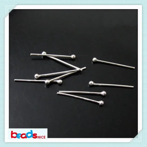 Булавка с шариковой головкой из серебра 925 пробы Beadsnice ID3789