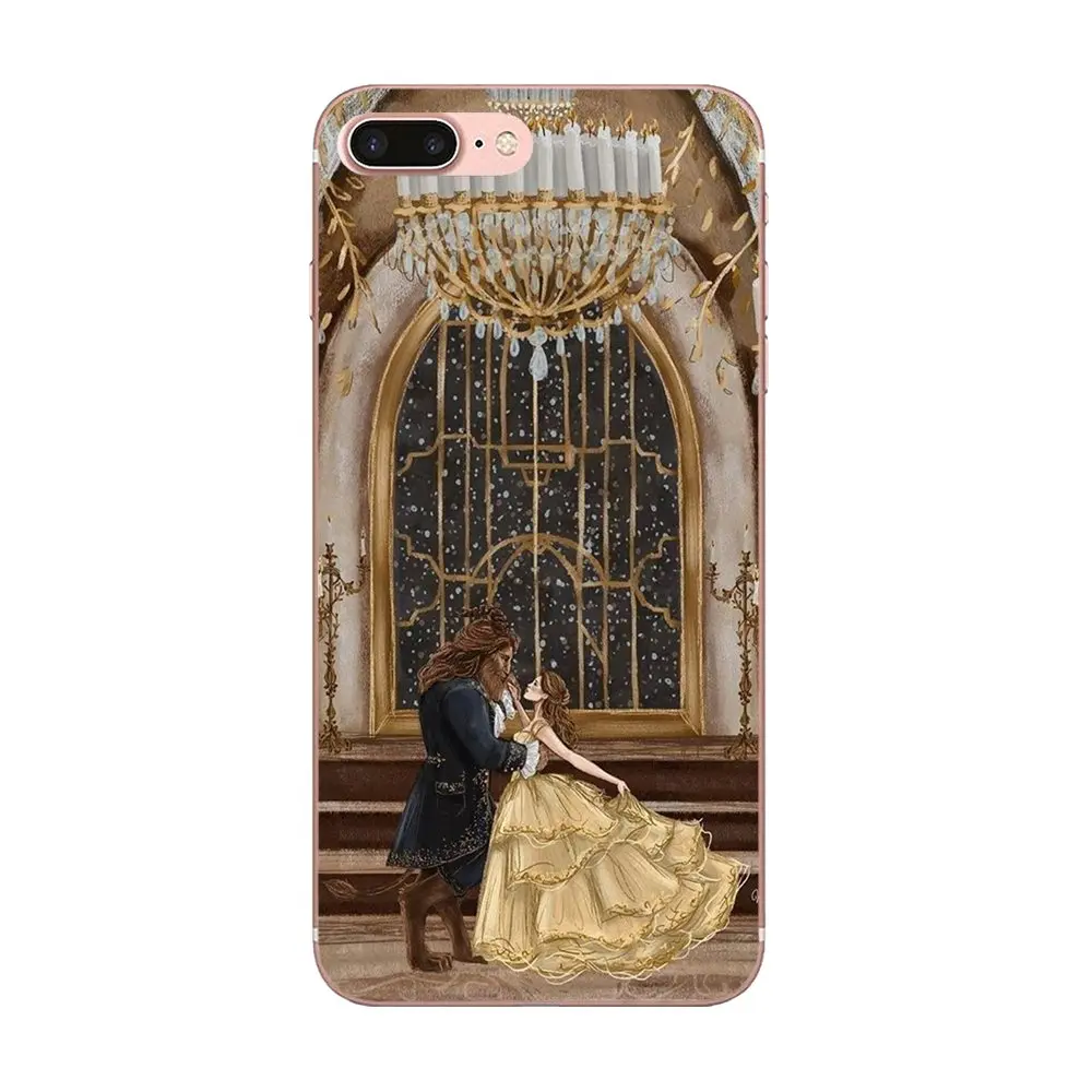 Красавица и чудовище в продаже! Крутой чехол из ТПУ для Apple iPhone X XS Max XR 4 4S 5 5C 5S SE 6 6S 7