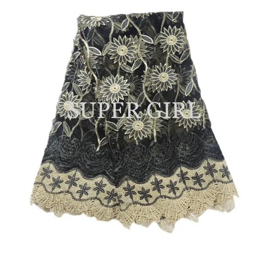 High Quality Nigerian Lace Fabrics 2017 With Stones African French Net Fabric Embroidered Tulle Mesh Lace1706b0606d20 |