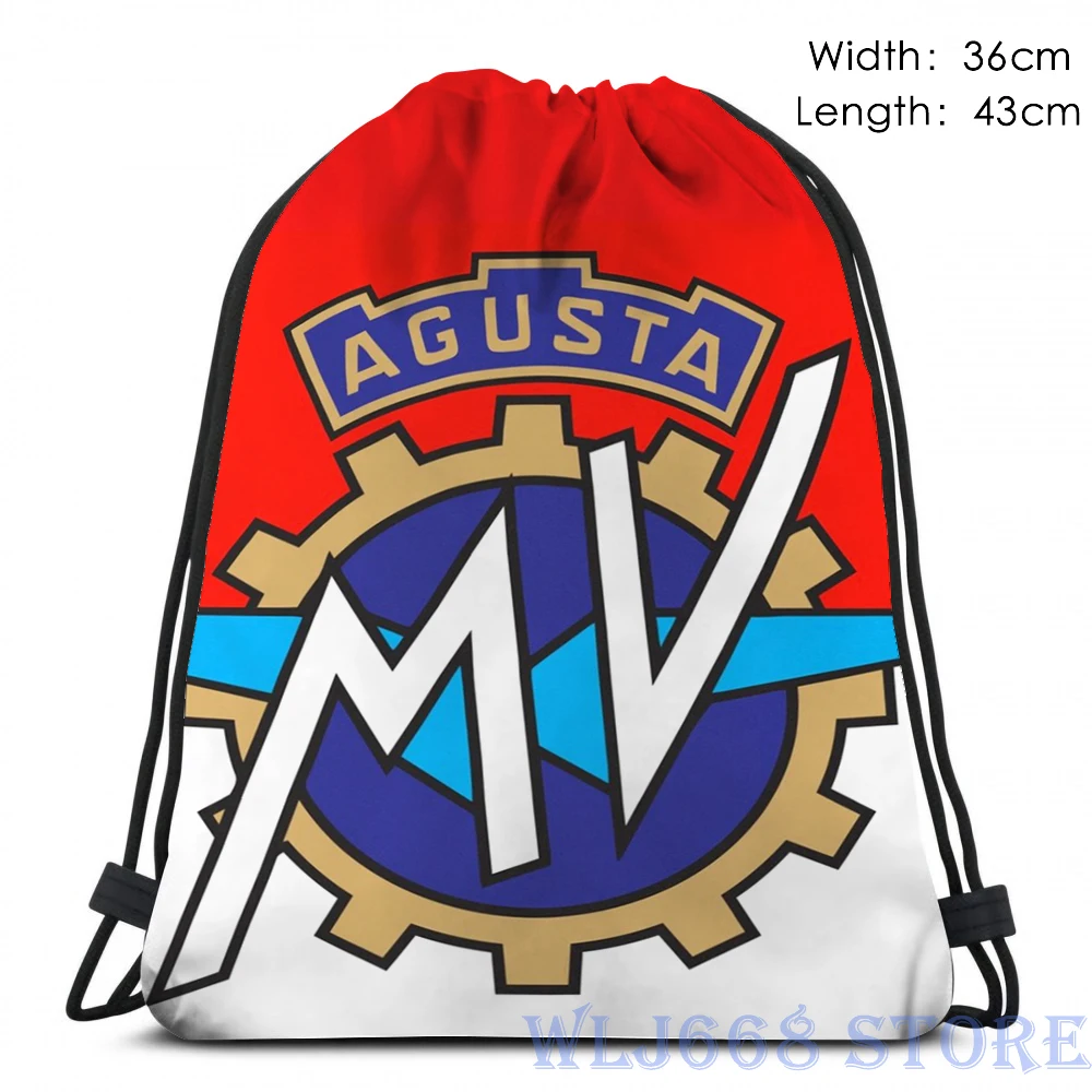 One Size Забавные графические сумки с принтом через плечо женские MV AGUSTA рюкзак на одно плечо путешествия для мужчин спортивная сумка - Цвет: One Size