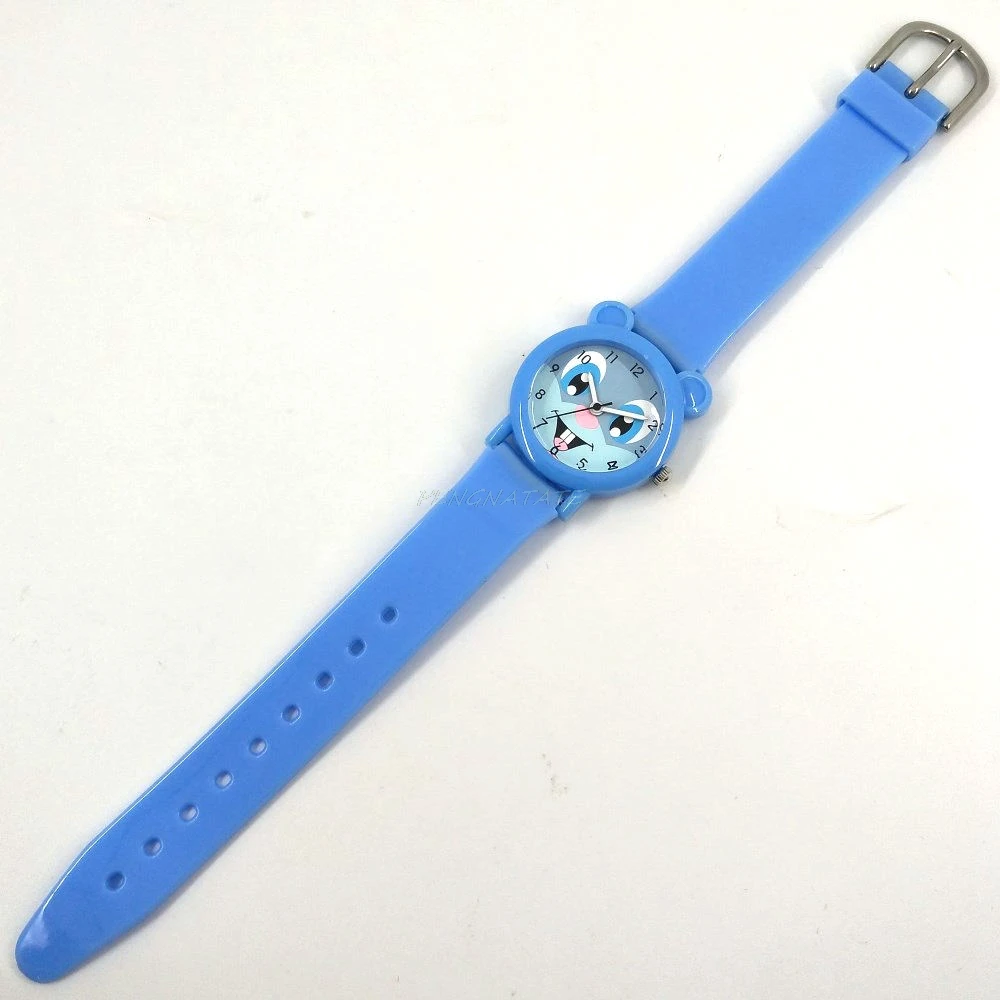 Модные детские часы с рисунками из мультфильмов водонепроницаемые силиконовые