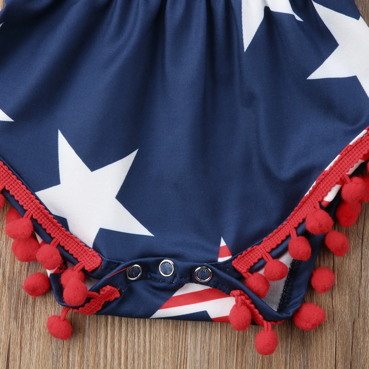 Одежда для новорожденных девочек 4 июля Детский комбинезон со звездами маленьких