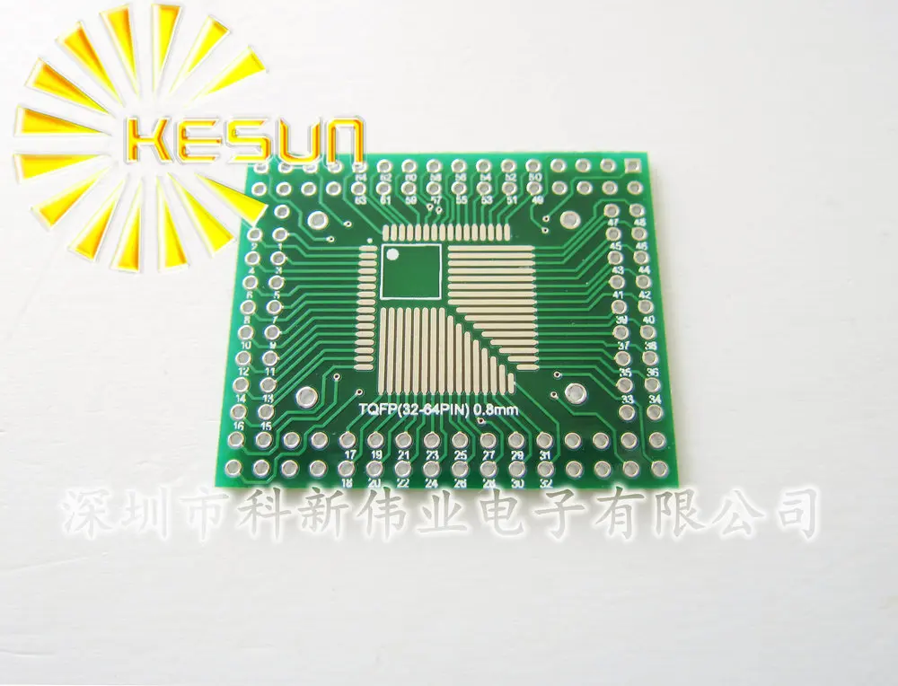 50 шт. X QFP/FQFP/LQFP TQFP32 / TQFP44 / TQFP64 / TQFP80 / TQFP100 0,5 мм/0,8 мм Шаг IC адаптер гнездо/Адаптерная пластина/PCB