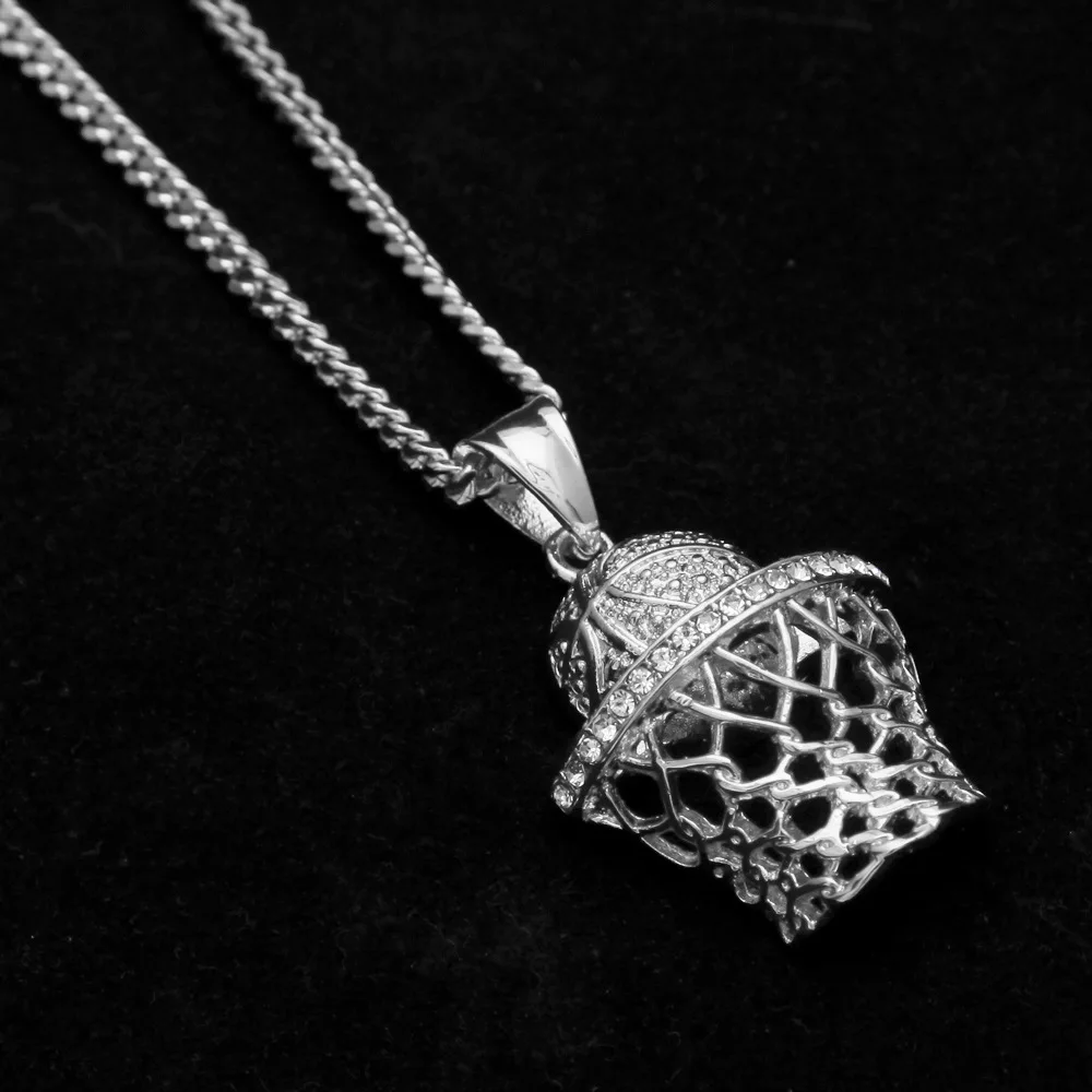 Золотой Серебряный цвет хип хоп баскетбольная форма ожерелье с длинной цепочкой