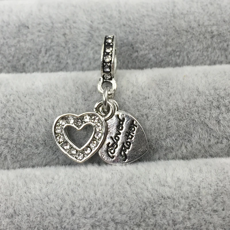 Любимой маме болтается Европейские Бусины подбираемые Подвески Браслеты