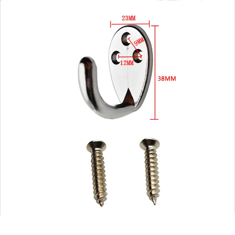 BalleenShiny Zinc Alloy Storage Hook Wall Screw Hooks Bathroom Kitchen Room Cloth Towel Rack Coat Hat Holder Hanger Organizer | Дом и сад