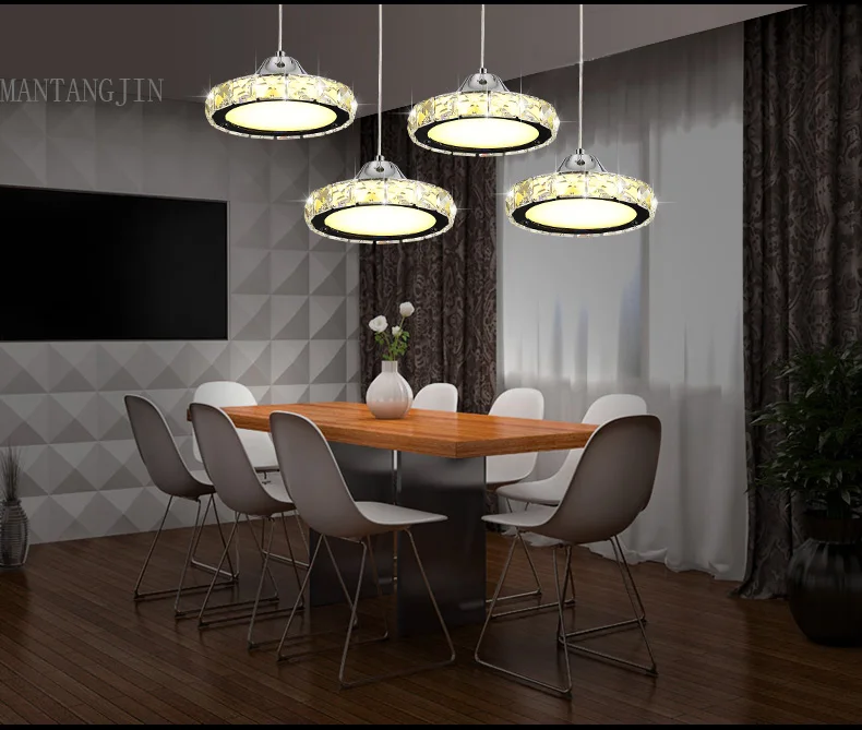 Светодиодный ная хрустальная люстра K9 круглая разные комбинации освещение для