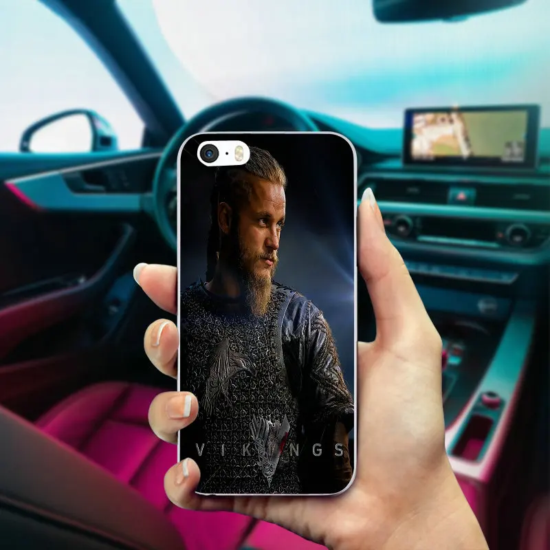 For iphone 6 Case Ragnar Lothbrok Vikings Soft TPU Mobile Phone Cover for iPhone 8 7 6S Plus X 5 5S 5C SE 4 4S Coque Bags | Мобильные