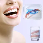 Улыбка виниры Отбеливание Зубов Силиконовые Зубы верхняя крышка шпон временные искусственные зубы для защелкивания мгновенной и уверенной улыбки