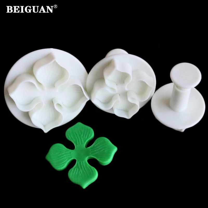 3 шт./компл. Гортензия Laurustinus резинка с цветком вставка для торта печенья Плунжер