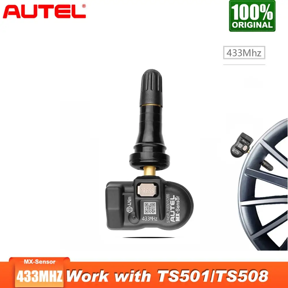 4 шт./лот Autel MX sensor 433 МГц Автомобильный TPMS инструмент для контроля давления в шинах