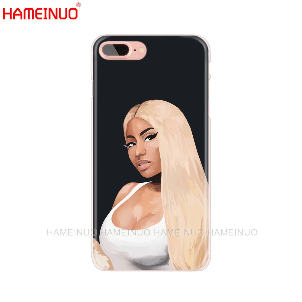 HAMEINUO черный nicki minaj Чехол для мобильного телефона iphone X 8 7 6 4 4s 5 5s SE 5c 6s plus|Бамперы| |
