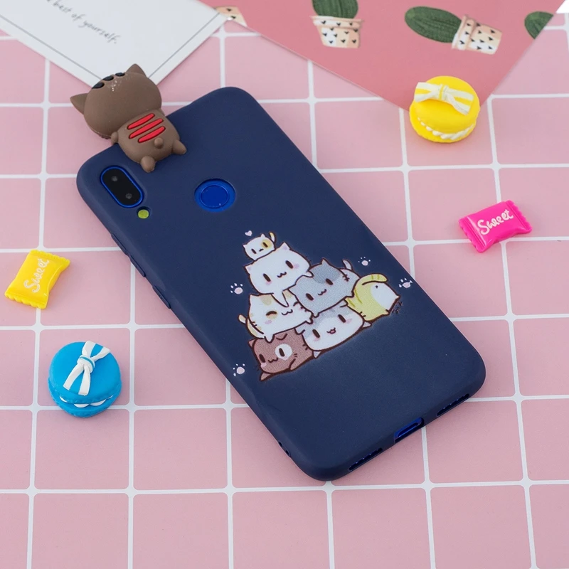 Чехол для Xiaomi Redmi 7 чехол мягкий из ТПУ с 3D рисунком панды единорога Redmi7 Etui |