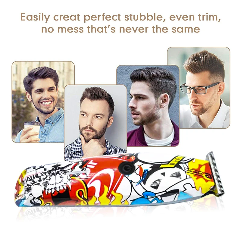 Профессиональные Парикмахерские ножницы перезаряжаемый триммер для мужчин