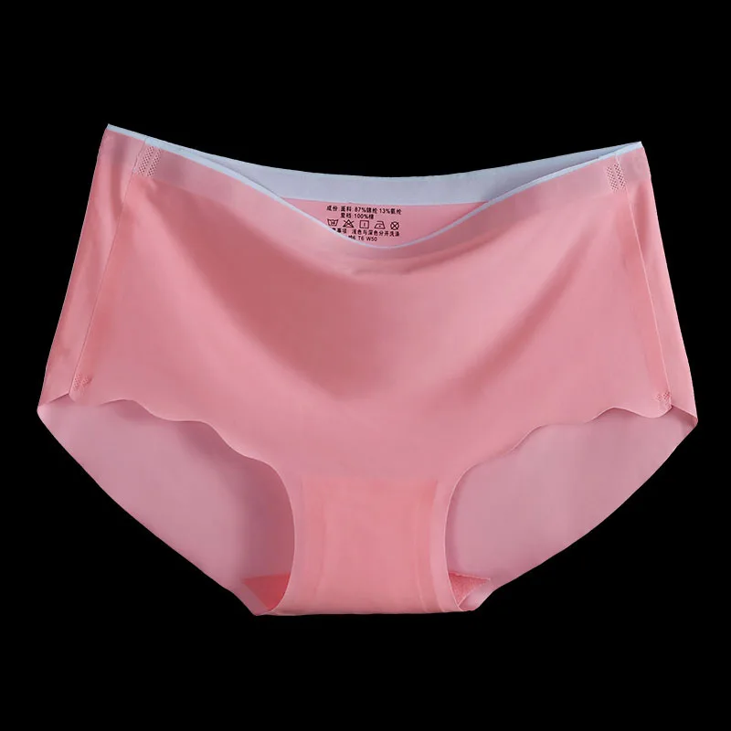 

New Style Ultra-thin Women Seamless Traceless Sexy Panties 8 Colors Ruffles Panty Underwear Panties Briefs