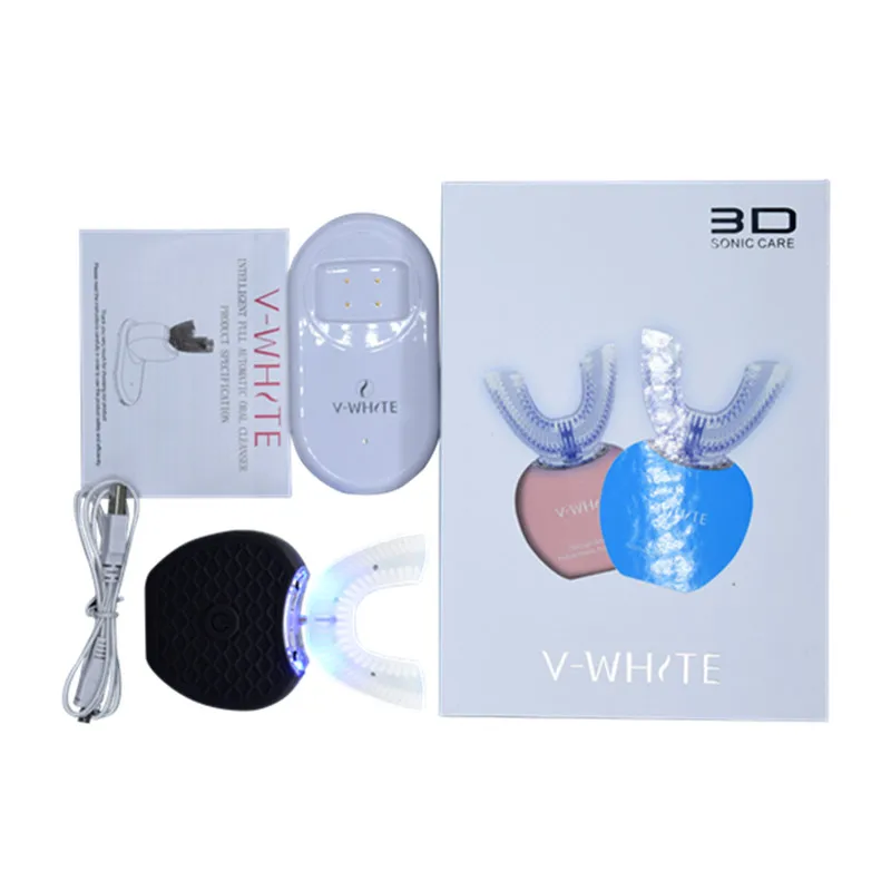 Электрическая ультразвуковая зубная щетка 360 градусов умная полностью для