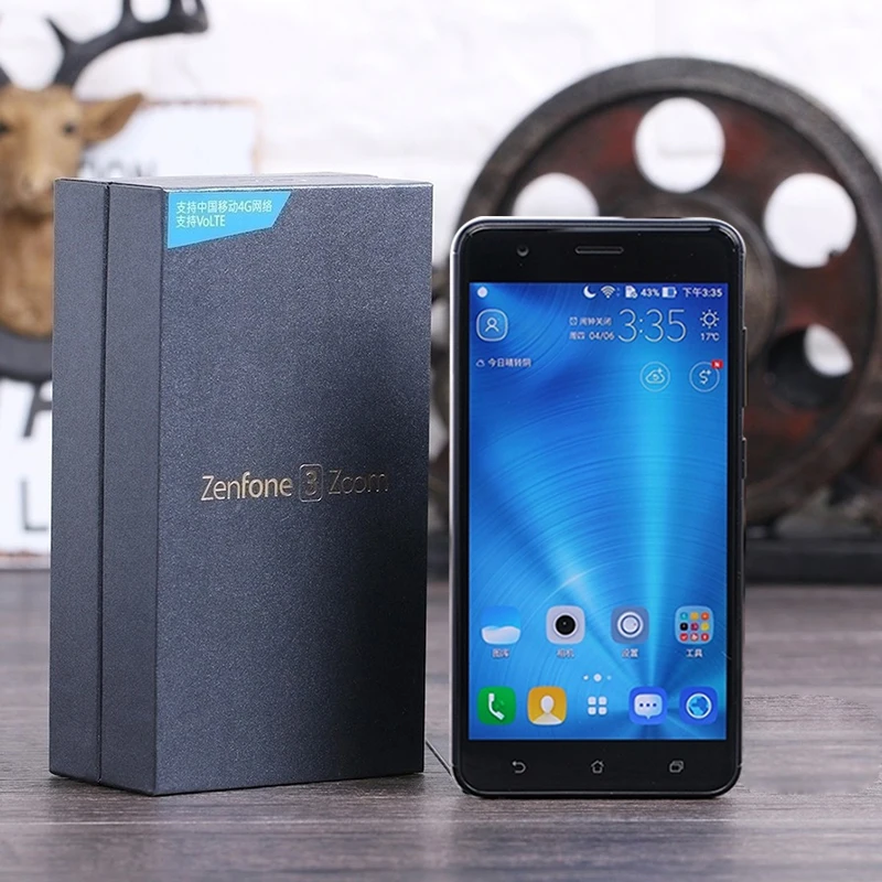 Original ASUS Zenfone 3 Zoom ZE553KL Octa Core 4GB RAM 64GB ROM Dual SIM Camera 5000mAh Android Fingerprint 5.5&quot Mobile Phone |