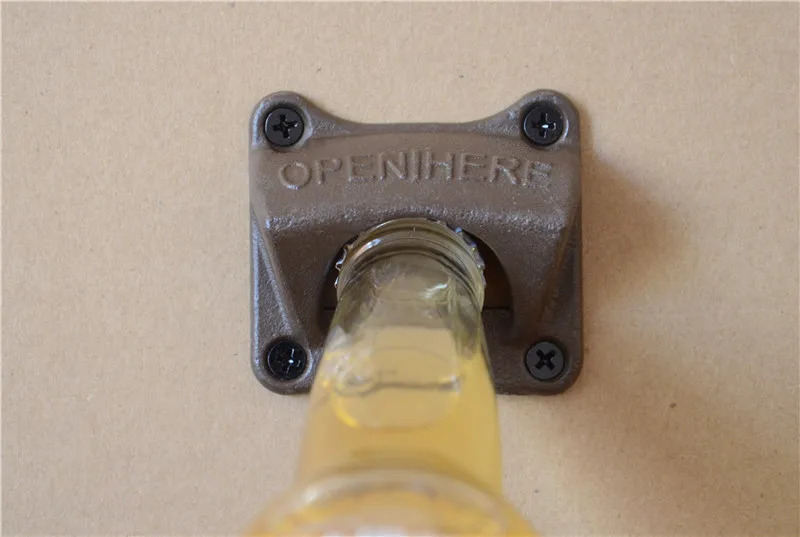 

Vintage Wall Mounted Bottle Opener Beer Kitchen Accessories