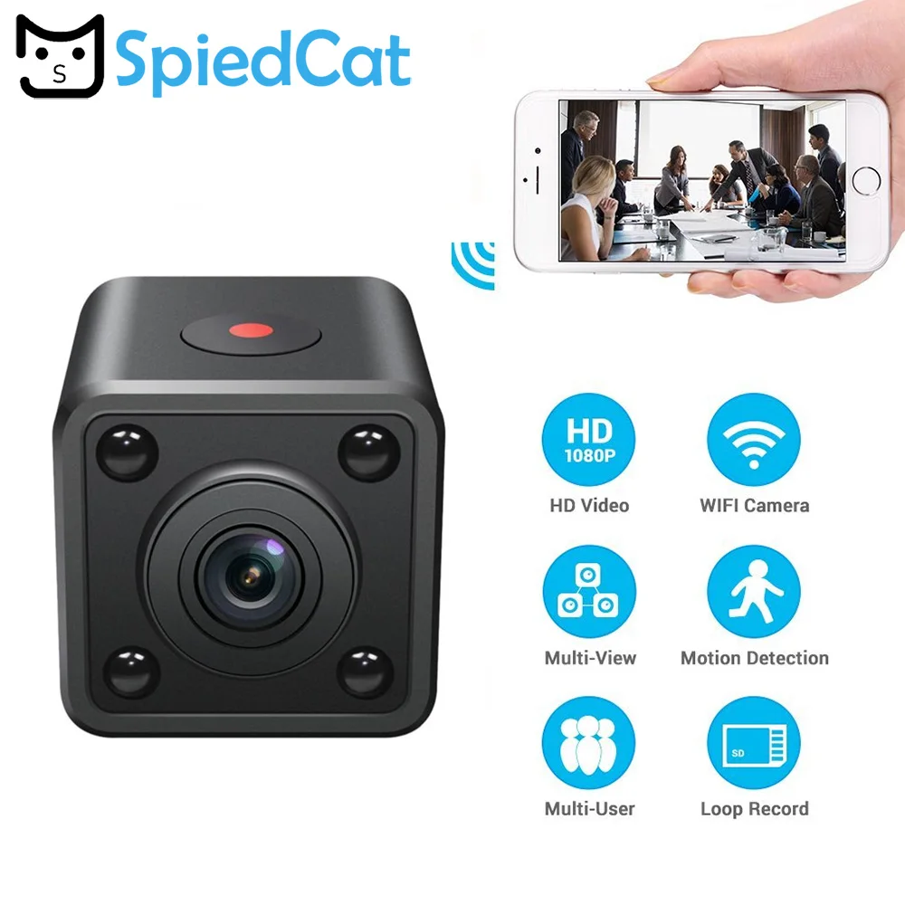 Мини Wi Fi IP Камера 720P HD Беспроводной IP/AP Ночное видение Micro DV DVR видеокамеры
