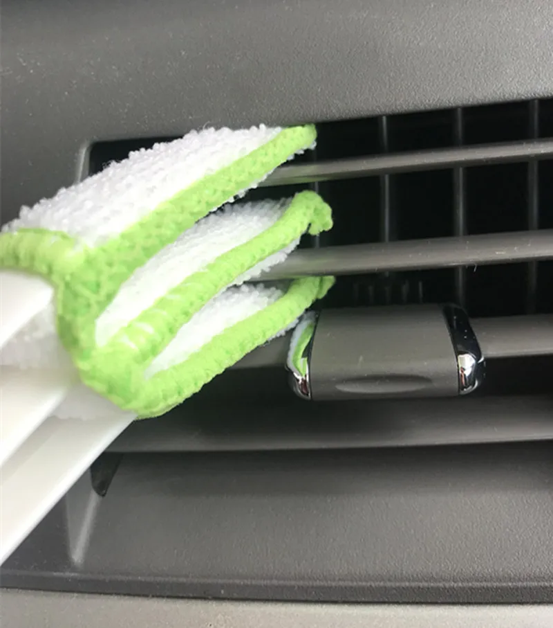 Автомобильный Стайлинг для чистки автомобиля вентиляционная щетка кондиционера