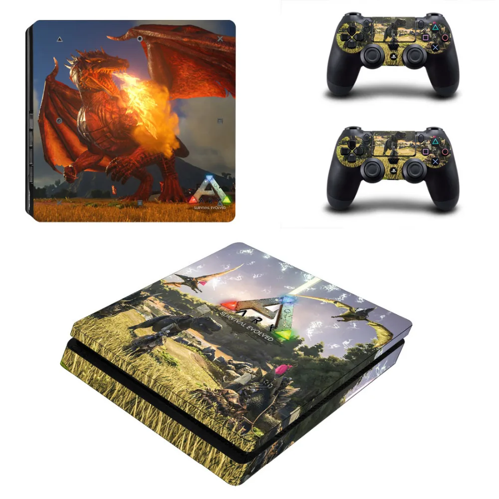 Выживания ковчег развивались PS4 тонкая кожа Стикеры для Sony Игровые приставки 4