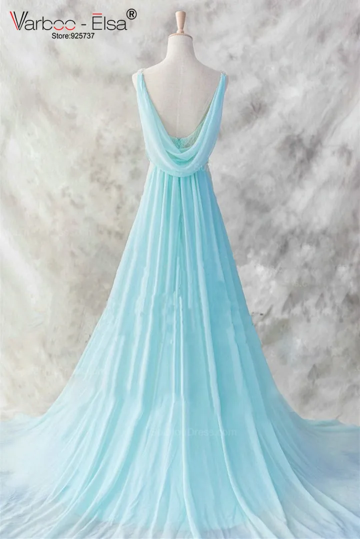 2018 светильник синее вечернее платье на бретельках без рукавов ТРАПЕЦИЕВИДНОЕ