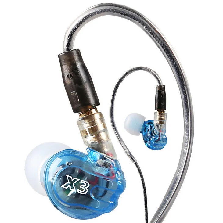 MOXPAD X3 Шум изоляции в ухо спортивные наушники с микрофоном съемный кабель