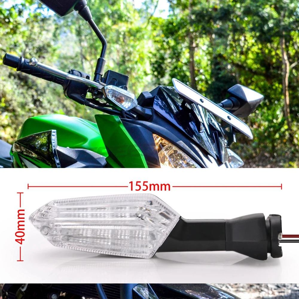 SPEEDPARK мотоцикл универсальный указатель поворота светильник Светодиодный индикатор для Kawasaki Z250 Z750 Z750R Z800 Z900 Z1000 NINJA250