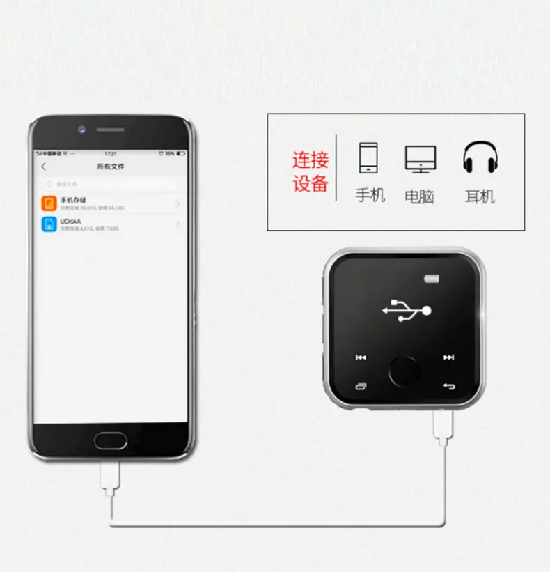 Bluetooth MP3 музыкальный плеер Видео Walkman запись fm радио электронная книга TF карта HiFi