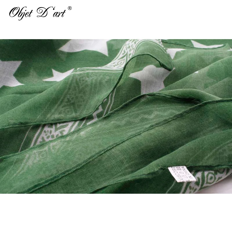 Новый брендовый женский шарф модный дизайн пентаграмма шаль обертывание принт