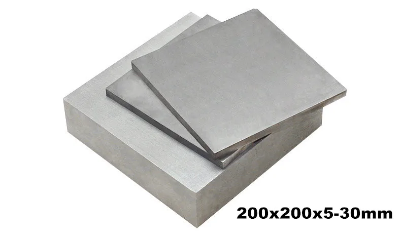 Титановый лист TC4 Ti 200x200x5 30мм титановый блок класса 5 титановая пластина Gr.5 gr5
