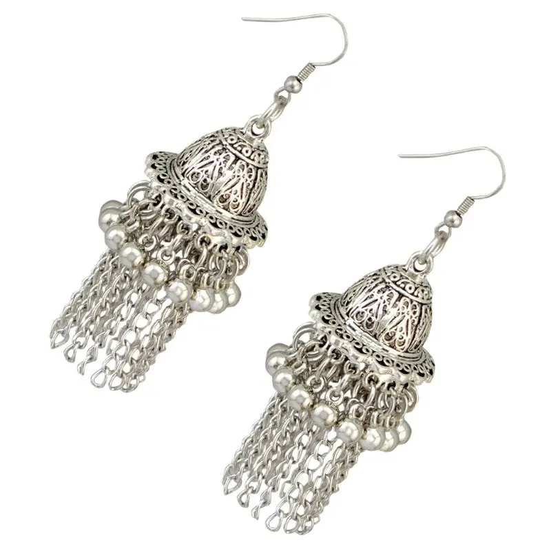 Jingle Bell Jhumka индийские уникальные этнические болливудские Висячие серьги