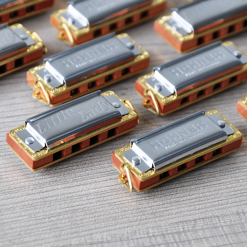 Hohner 39BX маленькая леди мини диатоническая Губная гармошка, ключ C
