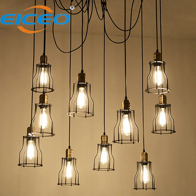Оптовая продажа американская сказочная люстра Индустриальный ветер бар для