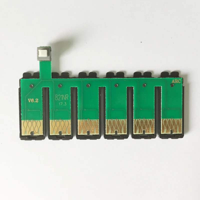 Новый чип ARC T821N T0821 чипы для чернильного картриджа Epson T50 T59 TX700 TX800 TX820 TX710W TX650 TX810FW