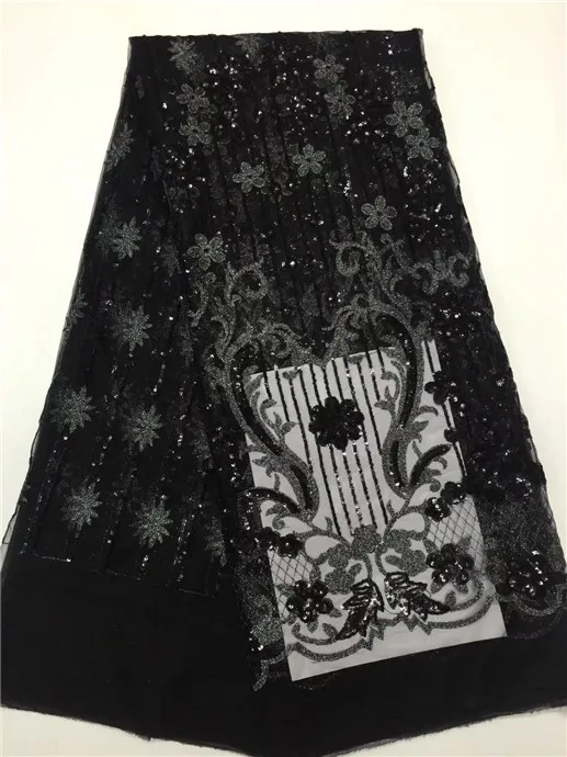 Кружевная ткань с блестками в африканском стиле кружевная из тюля и швейцарской