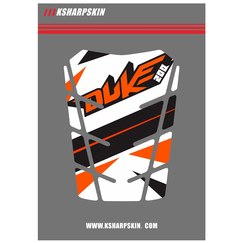 3d наклейка ADESIVI с эмблемой Защитная Наклейка для танка подходит KTM DUKE 200