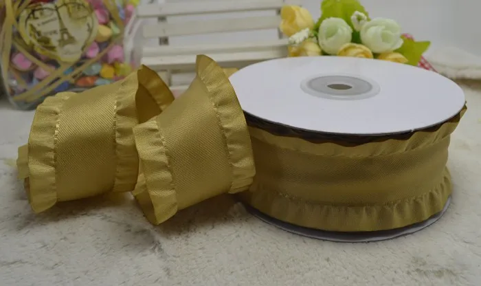Лента для волос с двойными оборками 1 5 дюйма 38 мм|double ruffle ribbon|ruffle ribbonribbon hair |