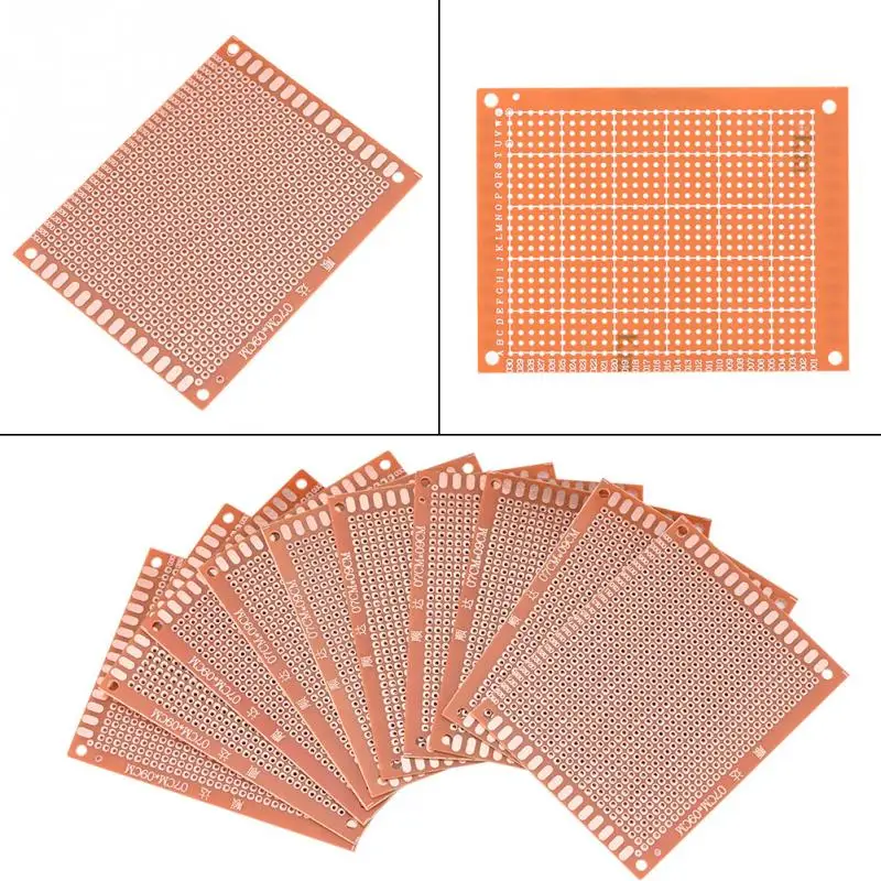 Прототипирование печатной платы 7x9 см DIY Прототип односторонний PCB универсальная
