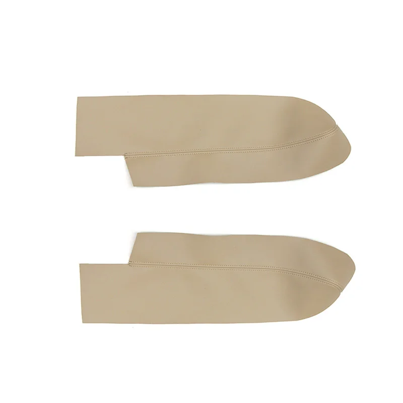 Front Pair Beige Для Honda CRV 2007 2008 2009 2010 2011 Автомобильная дверная ручка панель подлокотник из микрофибры кожаный чехол только 4 модель двери - Название цвета: Front Pair Beige