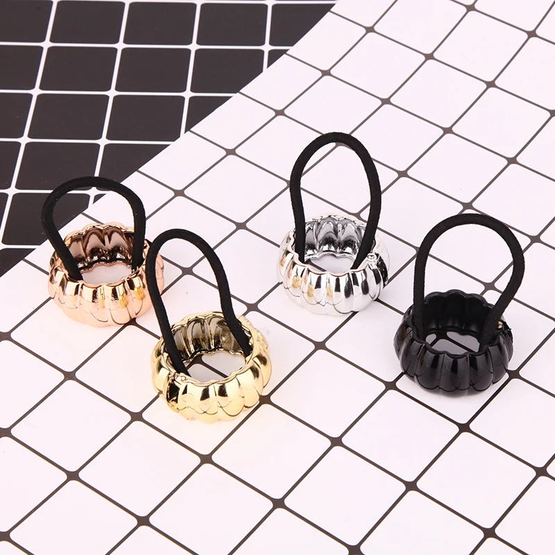 Модная полоса эластичная резинка для волос с принтом конский хвост кольцо Пряжка