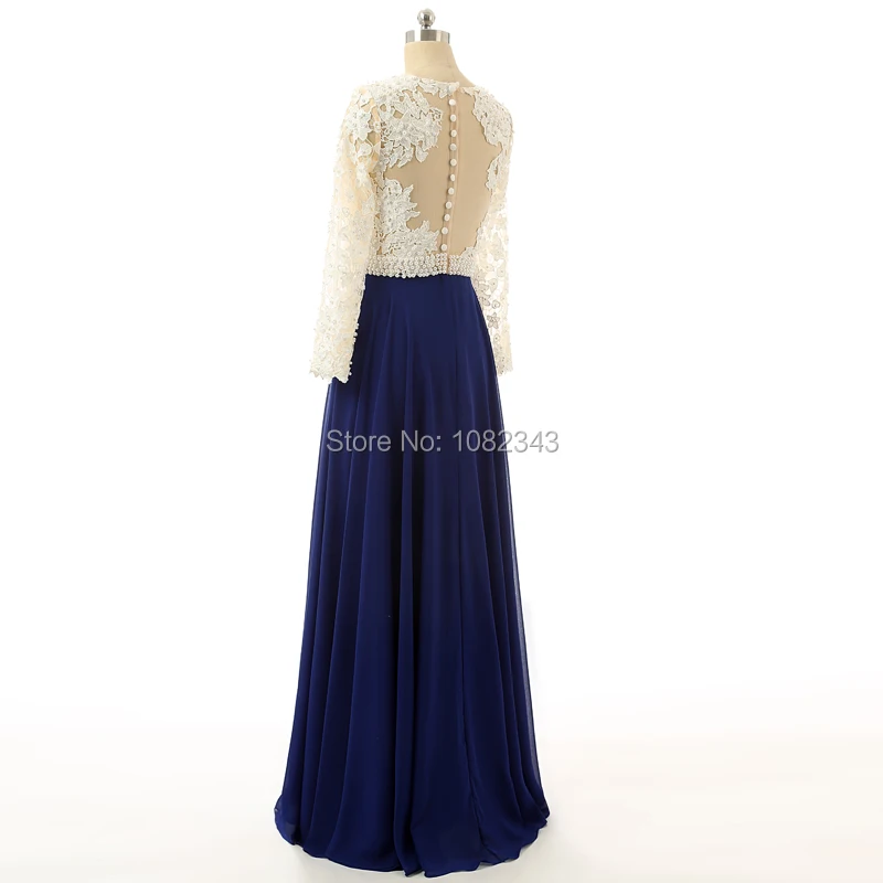 Высокое качество круглый вырез Vestidos de Fiesta Длинные вечерние платья