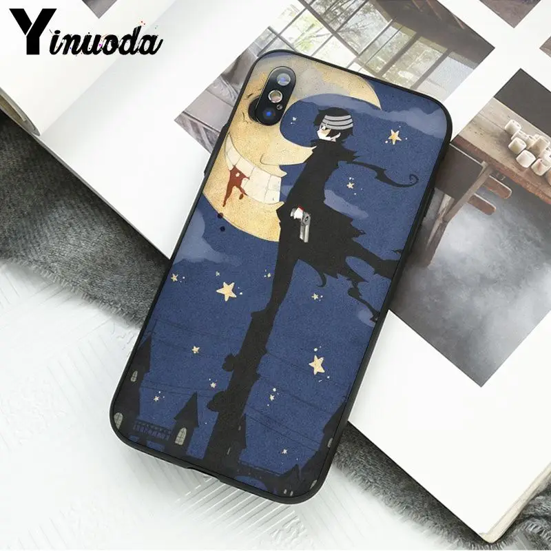 Yinuoda Death the Kid Soul Eater нарисовать красивую аксессуары для телефона чехол Apple iPhone 8 7 6 6S