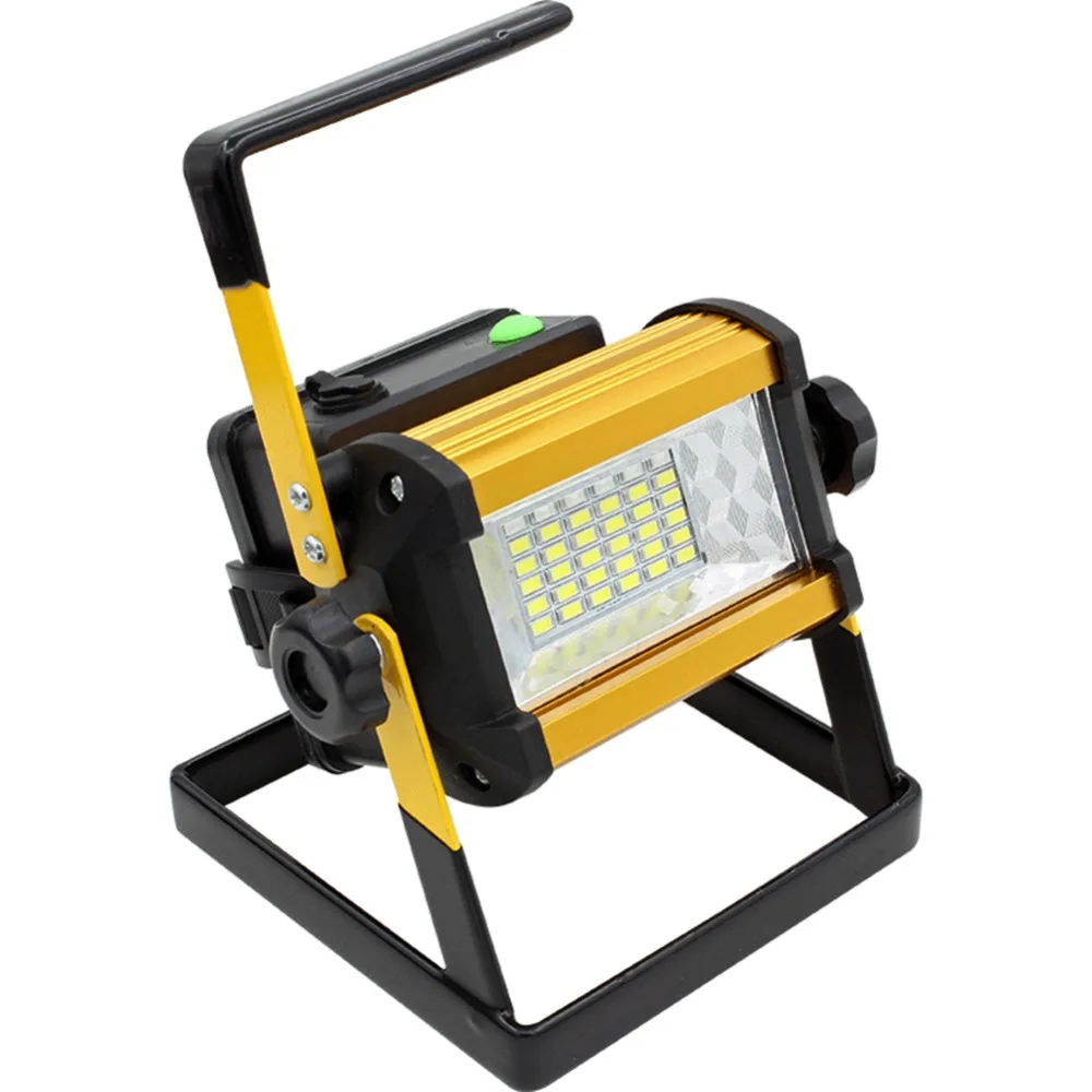 저렴한 100W LED 휴대용 투광 조명 100LED 야외 활동에 대 한 비상 조명 캠핑 작업 빛 충전식 리튬 배터리 구매 100W LED 휴대용 투광 조명 100LED 야외 활동에 대 한 비상 조명 캠핑 작업 빛 충전식 리튬 배터리