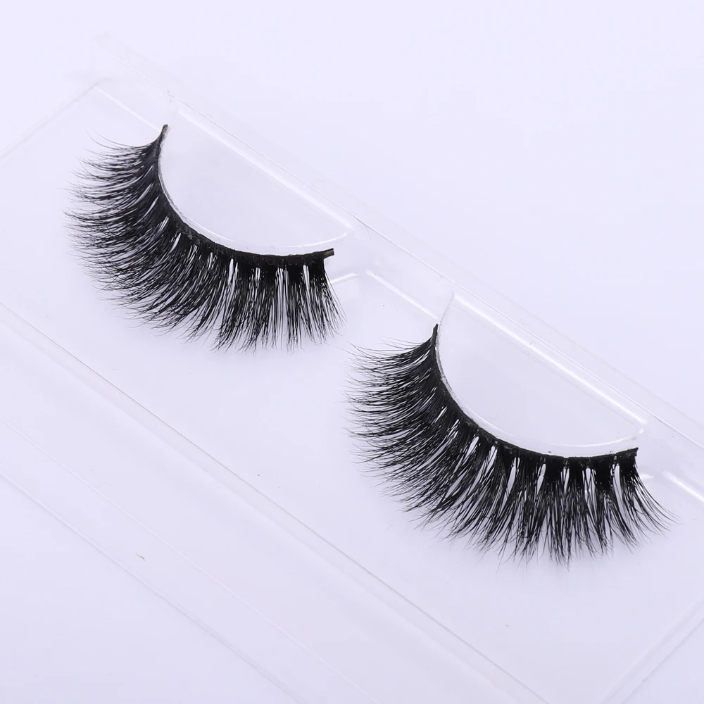WOWANGEL ресницы мягкие длинные cilios maquiagem накладные верхние настоящие норковые