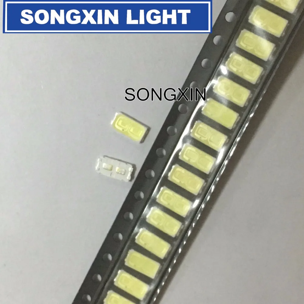 1000 шт для LG SMD СВЕТОДИОДНЫЙ 6030 6V 1W холодный белый ТВ ПОДСВЕТКА светодиодный бисер