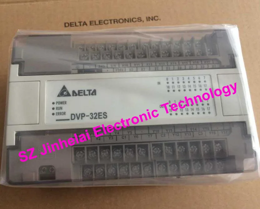 

New and original DVP32ES00T2 (DVP-32ES00T2) DELTA PLC MODULE 32-POINT 16DI 16DO NPN transistor,AC power